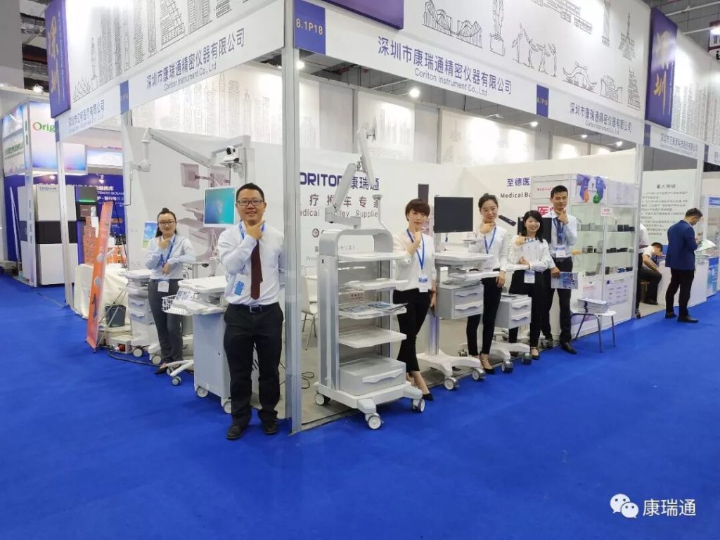 CORITON brought its latest medical cart to the Shanghai CMEF exhibition - CORITON