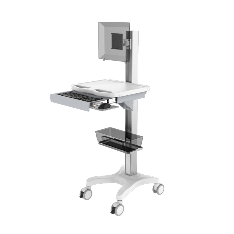 Computer cart-Mechanical lift Computer cart-Mechanical lift