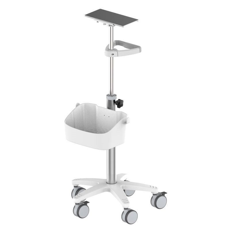 Chariot médical pour moniteurs de patients-Hauteur réglable