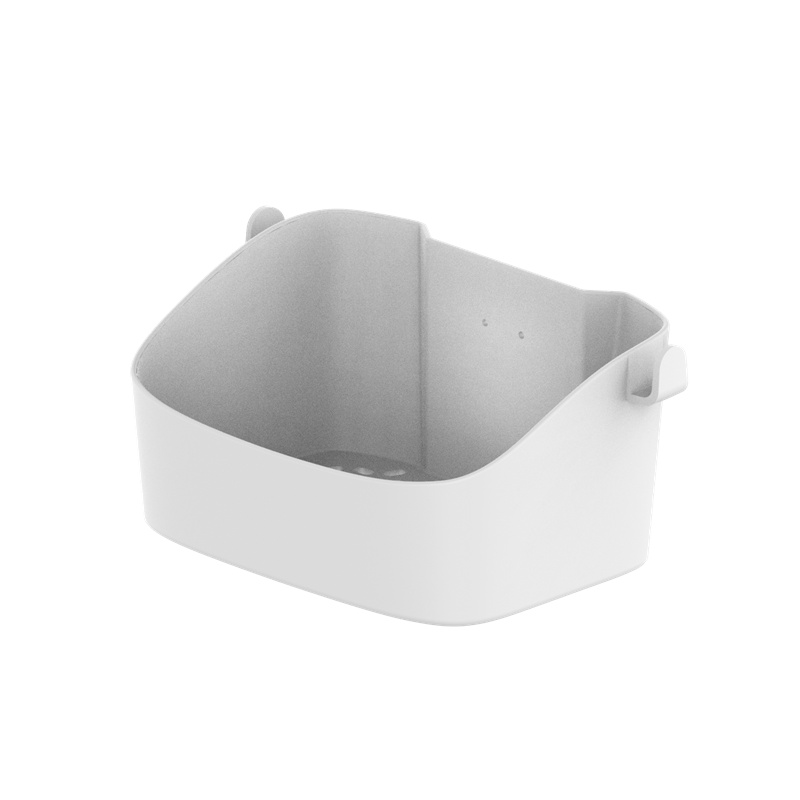 Bin with cable hooks