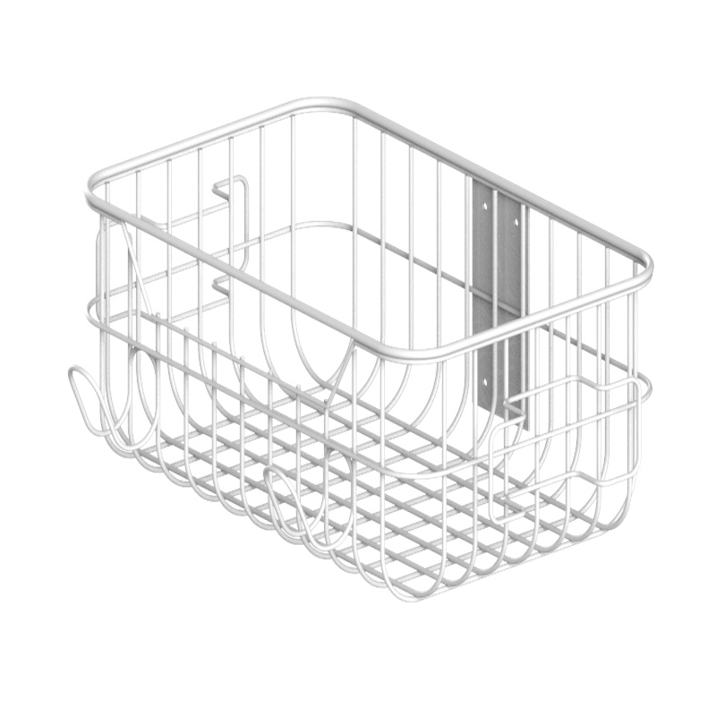 Basket with Cord Wrap and Cable Hooks