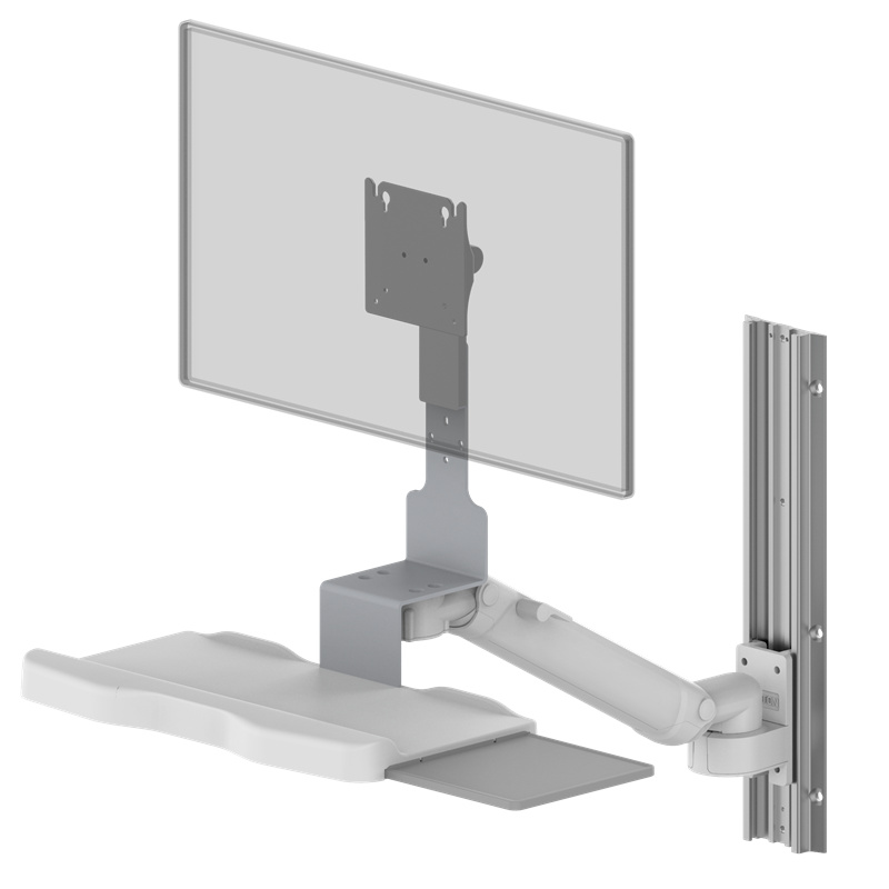 Height-Adjustable Computer Workstation Cart – WM800-08525 Height-Adjustable Computer Workstation Cart – WM800-08525
