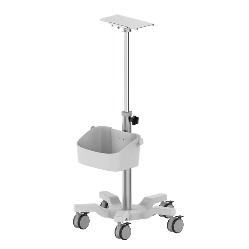 Height-Adjustable Patient Monitor Trolley – RS010C