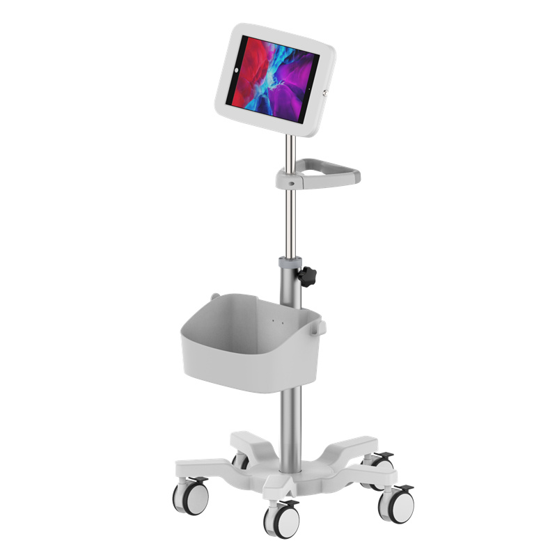 Anti-Theft Height-Adjustable Tablet Trolley – RS010C Anti-Theft Height-Adjustable Tablet Trolley – RS010C