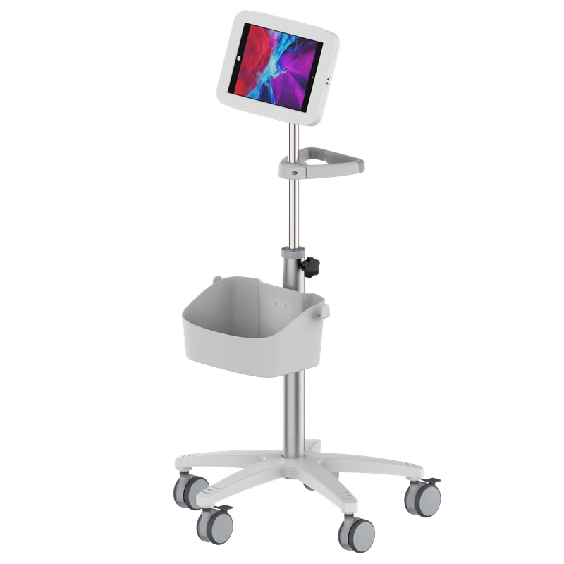 Anti-Theft Height-Adjustable Tablet Trolley – RS001E-101 Anti-Theft Height-Adjustable Tablet Trolley – RS001E-101