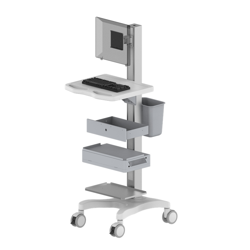 Height-Adjustable Computer Workstation Cart – TR700-200 Height-Adjustable Computer Workstation Cart – TR700-200