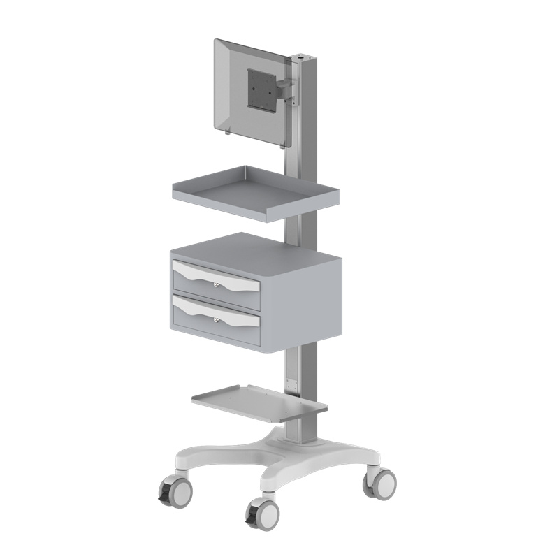 Height-Adjustable Computer Workstation Cart – TR700-200 Height-Adjustable Computer Workstation Cart – TR700-200