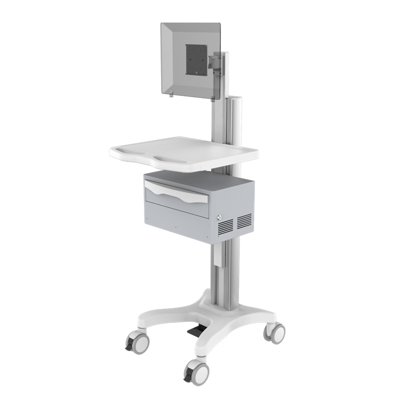 Height-Adjustable Computer Workstation Cart – TR700-100-6 Height-Adjustable Computer Workstation Cart – TR700-100-6