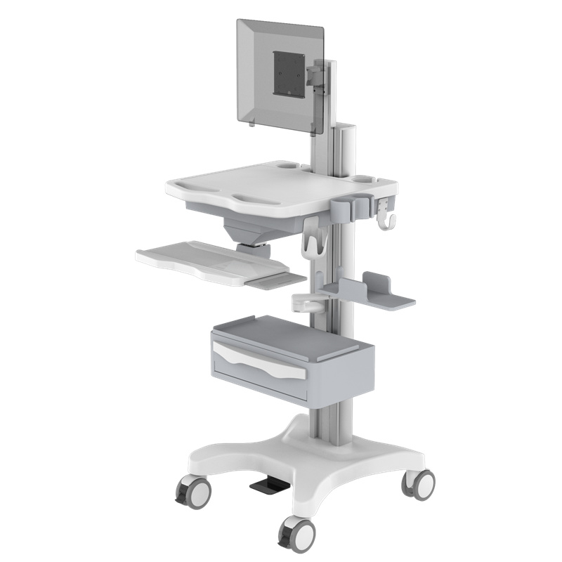 Height-Adjustable Computer Workstation Cart – TR800-100-10 Height-Adjustable Computer Workstation Cart – TR800-100-10