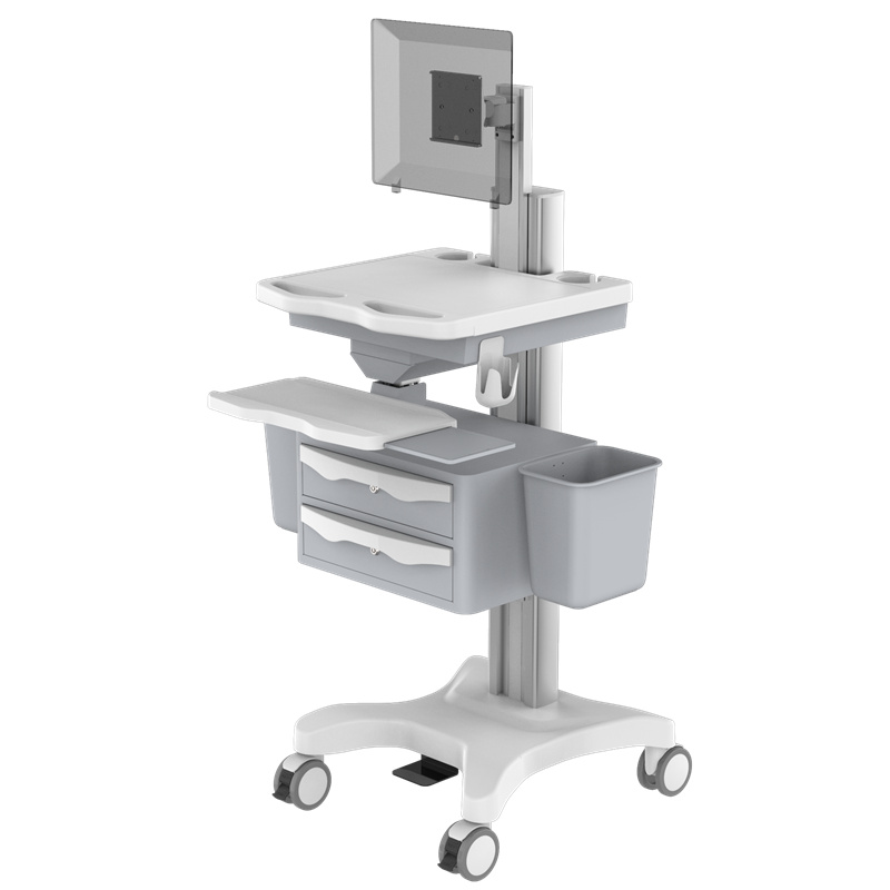Height-Adjustable Computer Workstation Cart – TR800-100-XX Height-Adjustable Computer Workstation Cart – TR800-100-XX