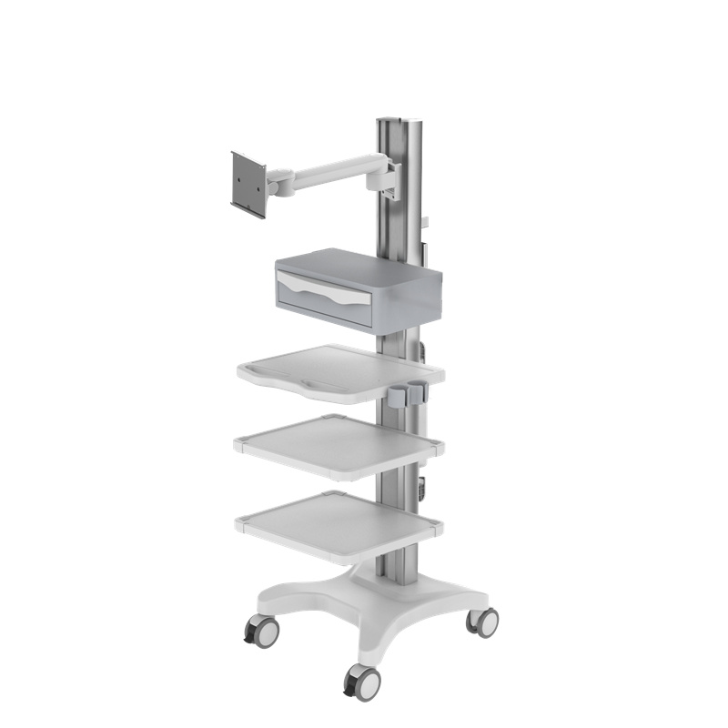 Height-Adjustable Computer Workstation Cart – TR800-200-XX Height-Adjustable Computer Workstation Cart – TR800-200-XX