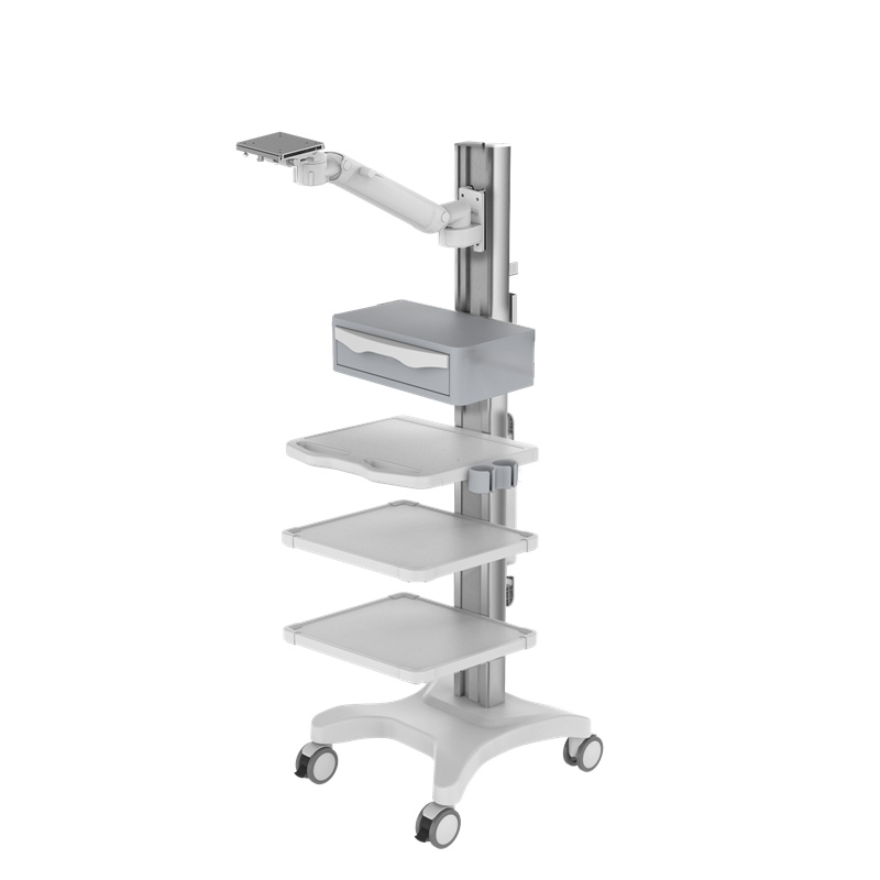 Height-Adjustable Computer Workstation Cart – TR800-200-XX Height-Adjustable Computer Workstation Cart – TR800-200-XX