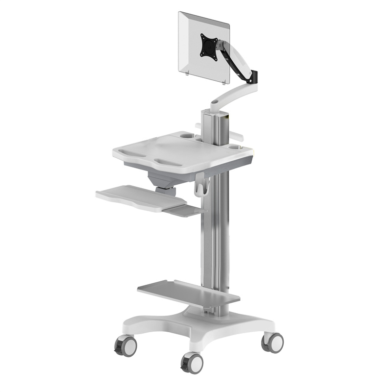 Height-Adjustable Computer Workstation Cart – TR800-100-XX Height-Adjustable Computer Workstation Cart – TR800-100-XX