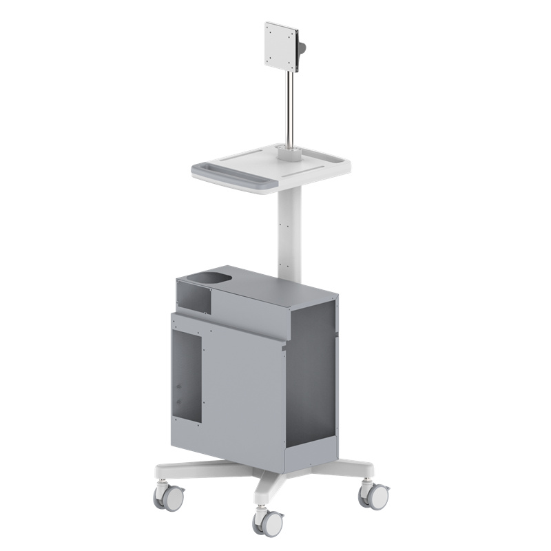 Small computer trolley – with large case – workstation – RS008