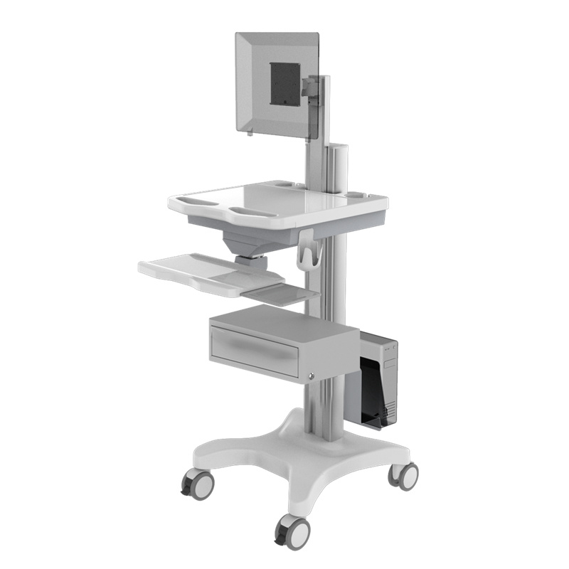 Height-Adjustable Computer Workstation Cart – TR800-200-1 Height-Adjustable Computer Workstation Cart – TR800-200-1