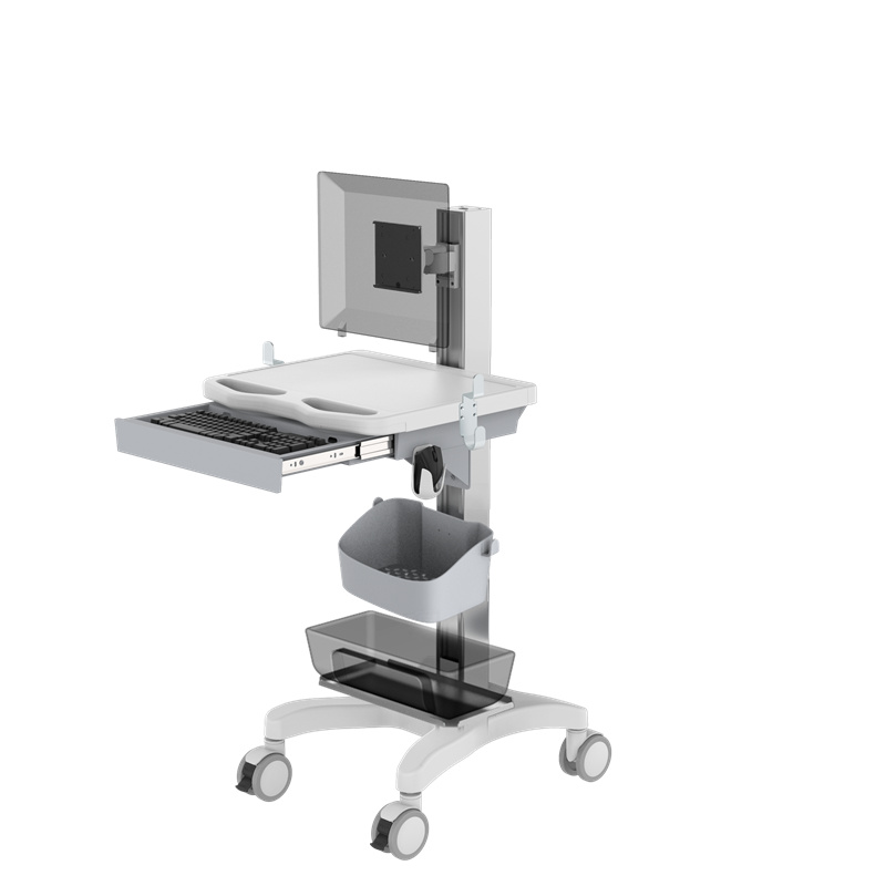 Height-Adjustable Computer Workstation Cart – TR700-200-XX Height-Adjustable Computer Workstation Cart – TR700-200-XX
