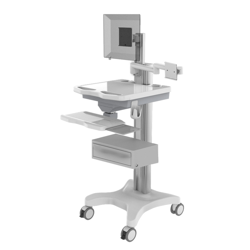 Height-Adjustable Computer Workstation Cart – TR800-200-XX Height-Adjustable Computer Workstation Cart – TR800-200-XX