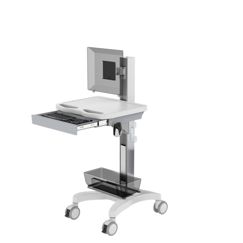 Height-Adjustable Computer Workstation Cart – TR700-200-XX Height-Adjustable Computer Workstation Cart – TR700-200-XX