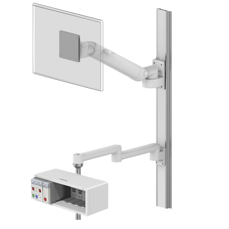 Mindray Height-Adjustable Patient Monitor Trolley – WM800 Mindray Height-Adjustable Patient Monitor Trolley – WM800