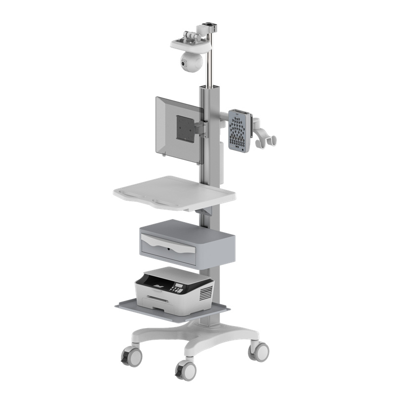 Height-Adjustable Computer Workstation Cart – TR700-200-XX Height-Adjustable Computer Workstation Cart – TR700-200-XX