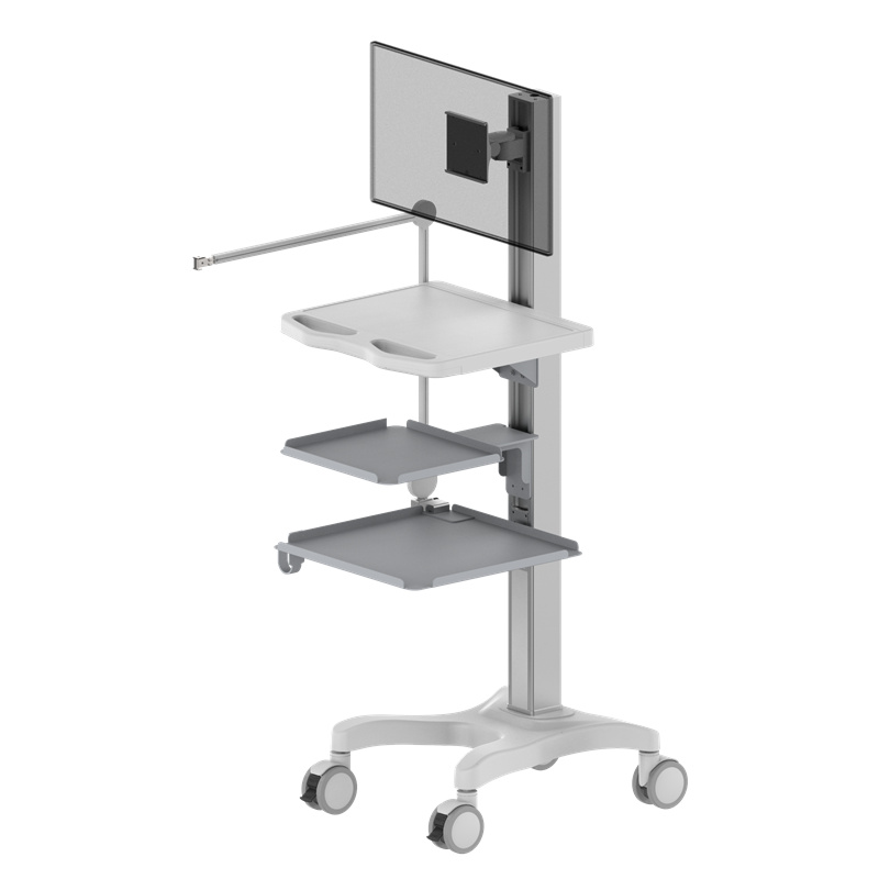Height-Adjustable Computer Workstation Cart – TR700-200-XX Height-Adjustable Computer Workstation Cart – TR700-200-XX