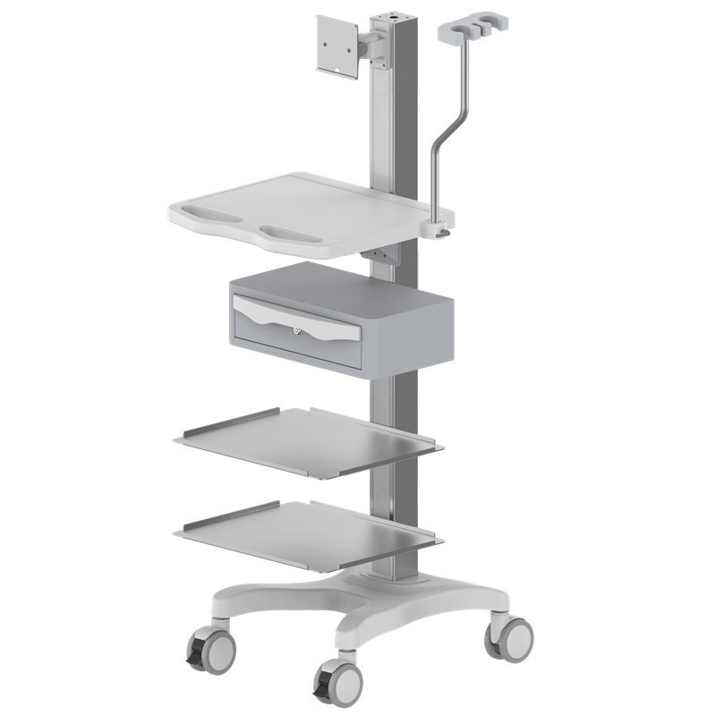 Height-Adjustable Computer Workstation Cart – TR700-200-XX Height-Adjustable Computer Workstation Cart – TR700-200-XX