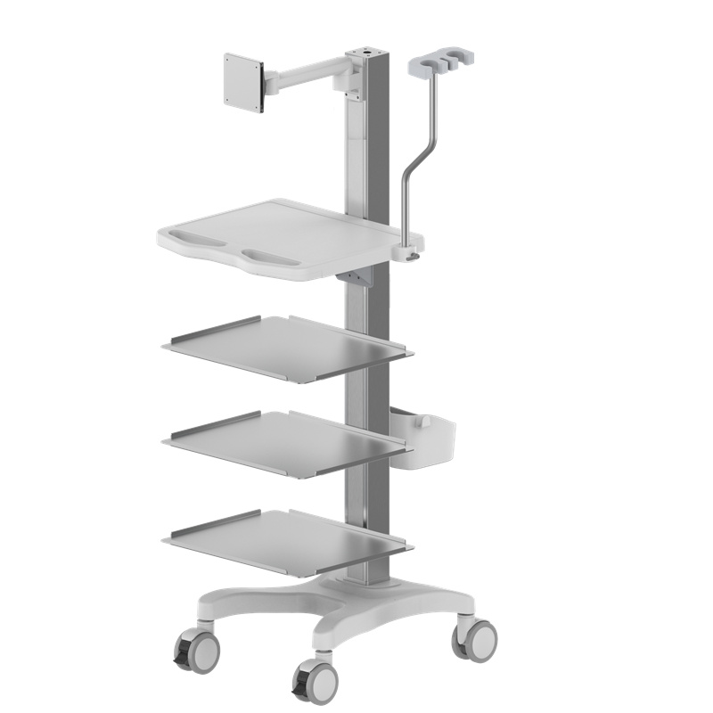 Height-Adjustable Computer Workstation Cart – TR700-200-XX Height-Adjustable Computer Workstation Cart – TR700-200-XX