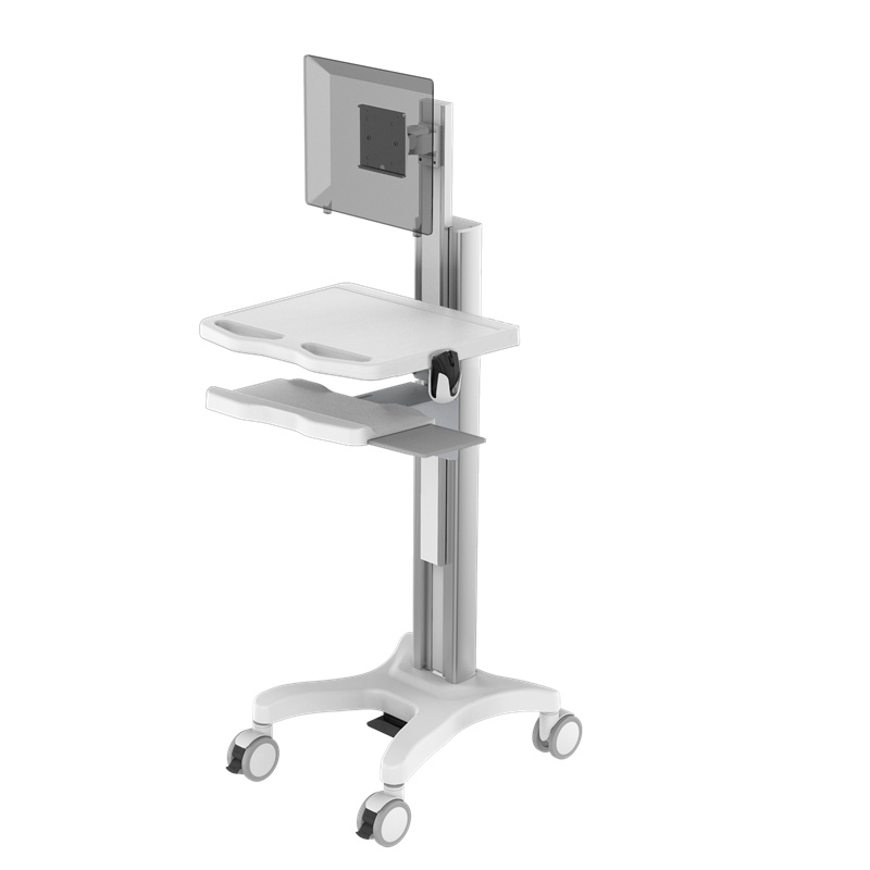 Height-Adjustable Computer Workstation Cart – TR700-100-6 Height-Adjustable Computer Workstation Cart – TR700-100-6