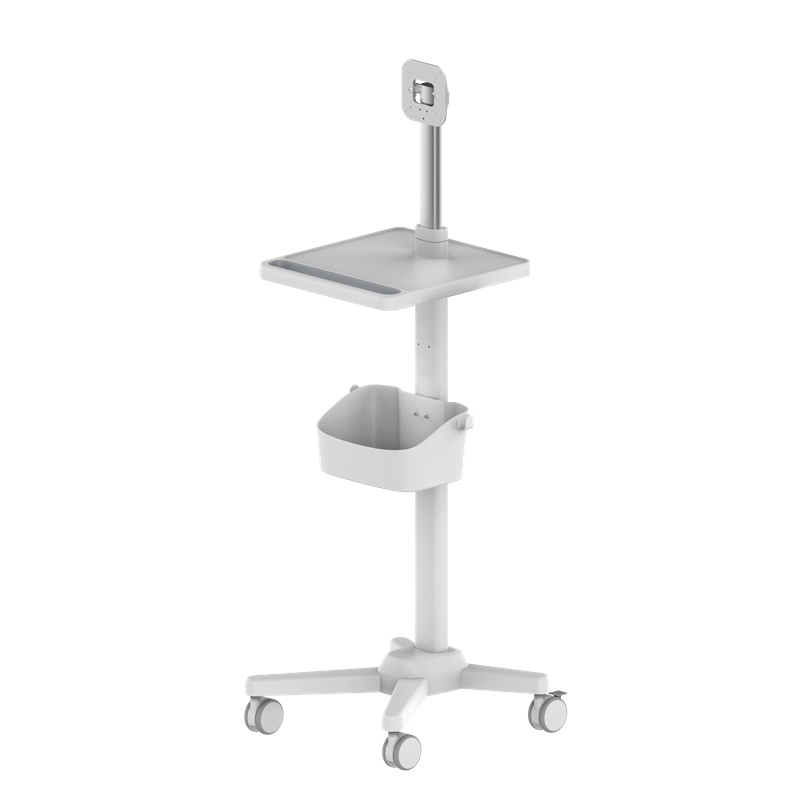Height-Adjustable Computer Workstation Cart – RS008 Height-Adjustable Computer Workstation Cart – RS008