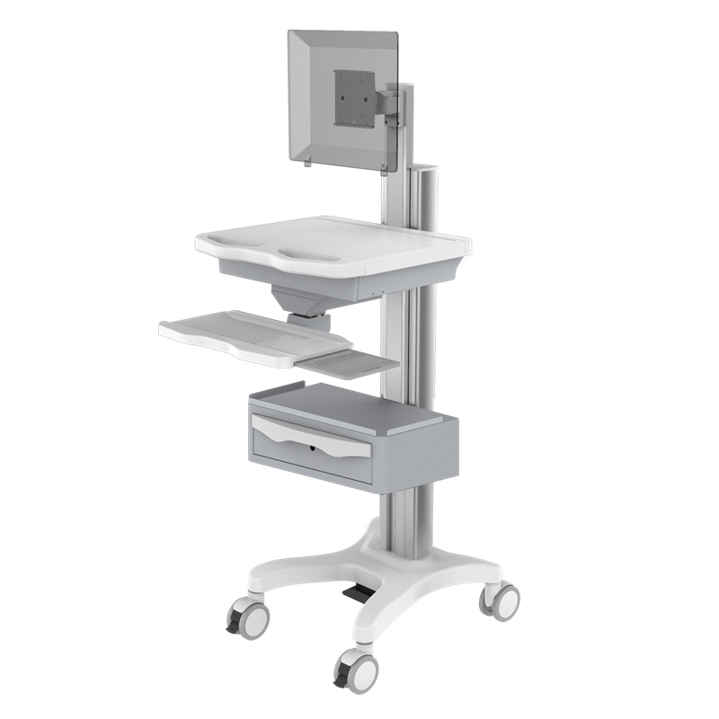 Height-Adjustable Computer Workstation Cart – TR700-100-6 Height-Adjustable Computer Workstation Cart – TR700-100-6