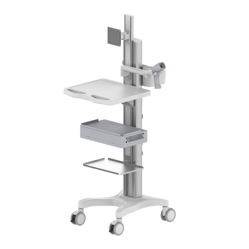 Height-Adjustable Computer Workstation Cart – TR700-100-XX Height-Adjustable Computer Workstation Cart – TR700-100-XX