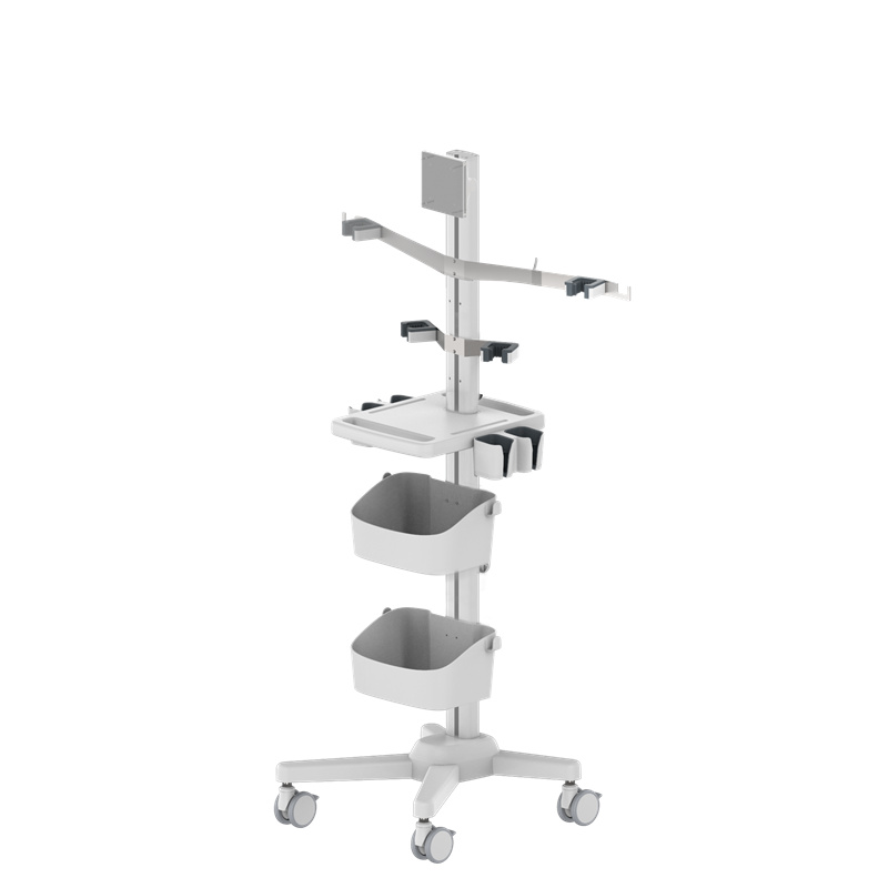 Video laryngoscope trolley – endoscope trolley – Small workstation – Modular installation-RS008