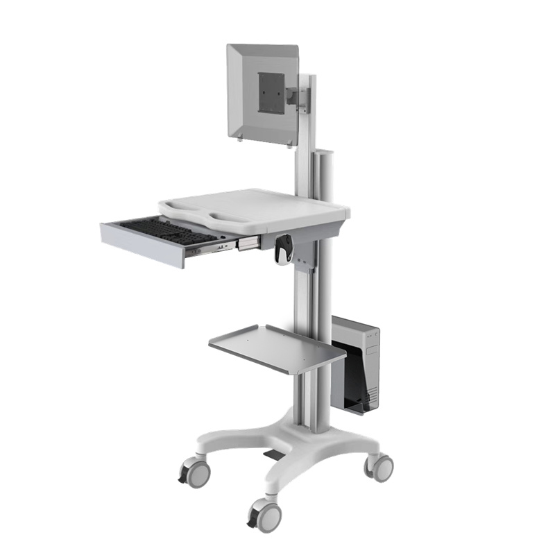 Height-Adjustable Computer Workstation Cart – TR700-200-XX Height-Adjustable Computer Workstation Cart – TR700-200-XX