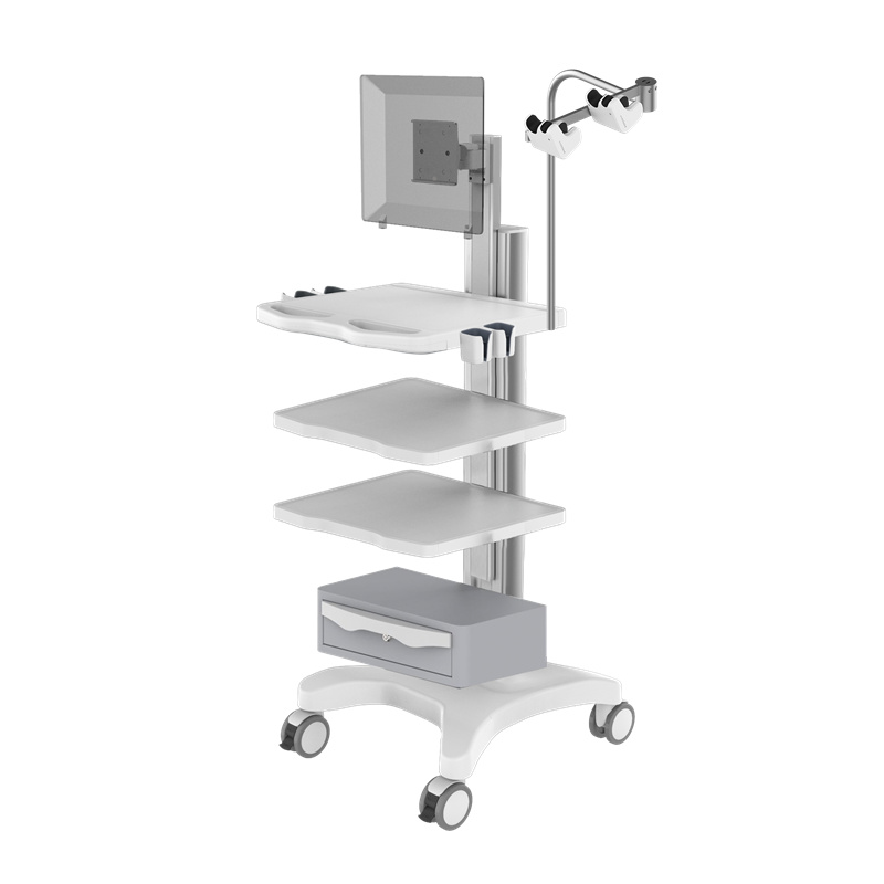 Height-Adjustable Computer Workstation Cart – TR800-200-XX Height-Adjustable Computer Workstation Cart – TR800-200-XX