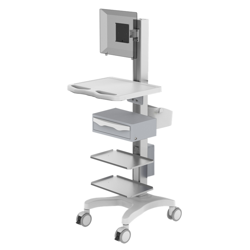 Height-Adjustable Computer Workstation Cart – TR700-100-XX Height-Adjustable Computer Workstation Cart – TR700-100-XX