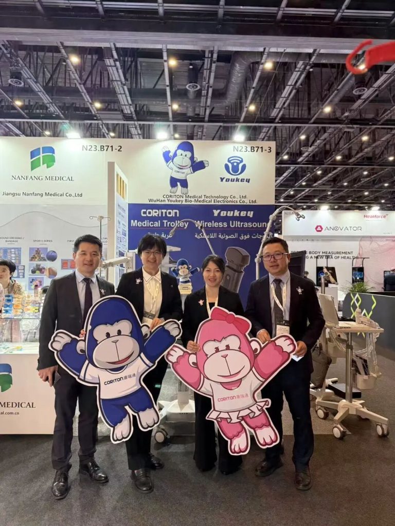 CORITON glänzt auf der Dubai WHX-Ausstellung mit Good Luck Orang-Utan und Sweet Orang-Utan, und die Stärke medizinischer Wagen zeigt sich auf dem Markt im Nahen Osten. - CORITON