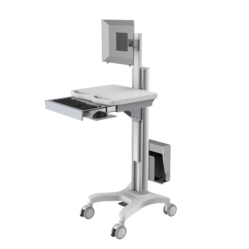 Height-Adjustable Computer Workstation Cart – TR700-XXX Height-Adjustable Computer Workstation Cart – TR700-XXX