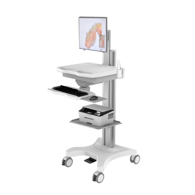 Height-Adjustable Computer Workstation Cart – TR800-200-XX Height-Adjustable Computer Workstation Cart – TR800-200-XX