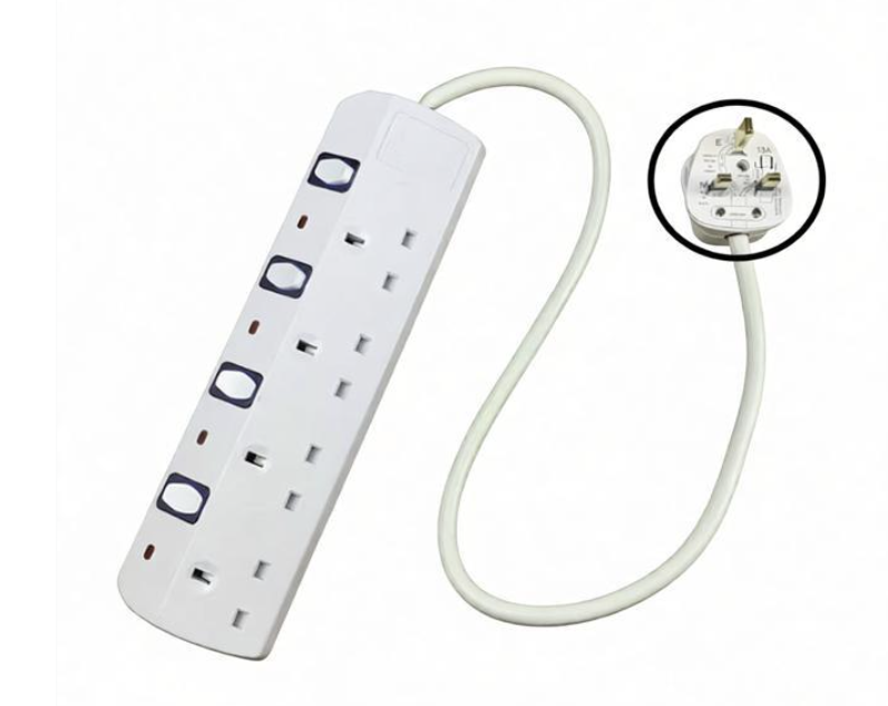 Hong Kong / UK standard power strip UK power strip13 A 3M cable length Hong Kong / UK standard power strip UK power strip13 A 3M cable length